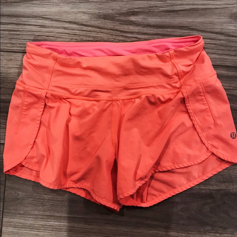 Pink Lululemon Shorts